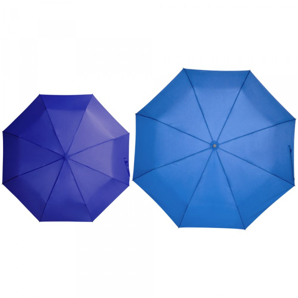 Зонт складной Unit Fiber с большим куполом, ярко-синий - купить оптом