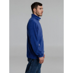 Куртка флисовая мужская Twohand, синяя, фото 4