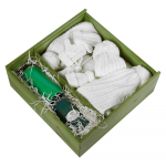 Коробка деревянная, зеленая, фото 1