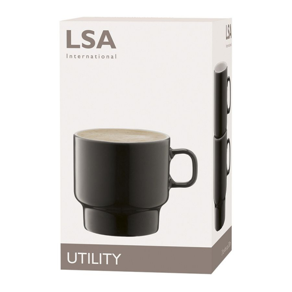 Набор из 2 чашек для кофе Utility, серый - купить оптом