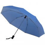 Зонт складной Manifest Color со светоотражающим куполом, синий, фото 2
