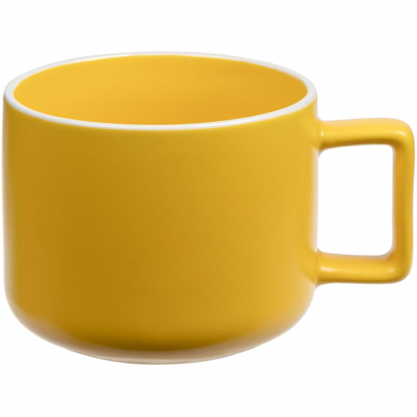 Чашка Fusion, желтая - купить оптом