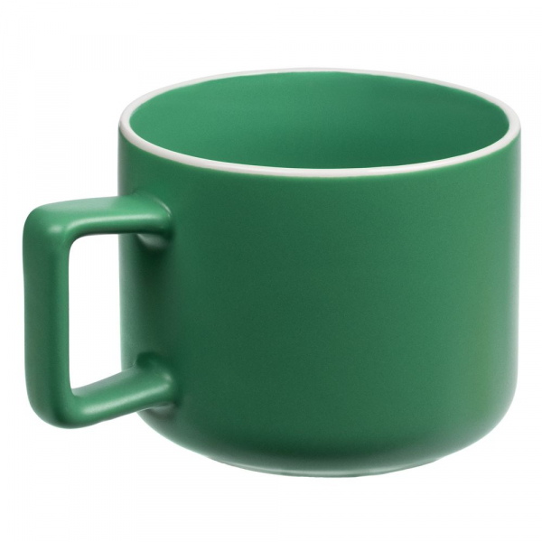 Чашка Fusion, зеленая - купить оптом