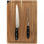 Набор для мяса Slice Twice с ножом-слайсером и вилкой, фото 1