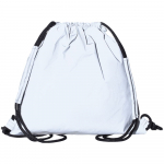 Детский рюкзак-мешок Manifest из светоотражающей ткани, серый, фото 3