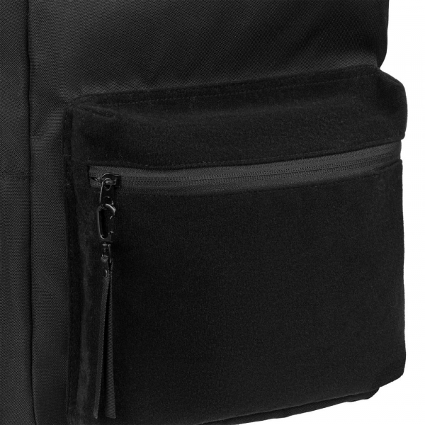 Рюкзак Patch Catcher с карманом из липучки, черный - купить оптом