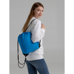 Рюкзак-мешок Manifest Color из светоотражающей ткани, синий, фото 6
