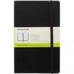 Записная книжка Moleskine Classic Large, без линовки, черная, фото 9