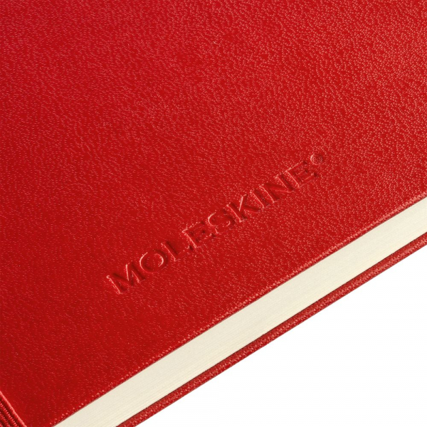 Записная книжка Moleskine Classic Large, в линейку, красная - купить оптом