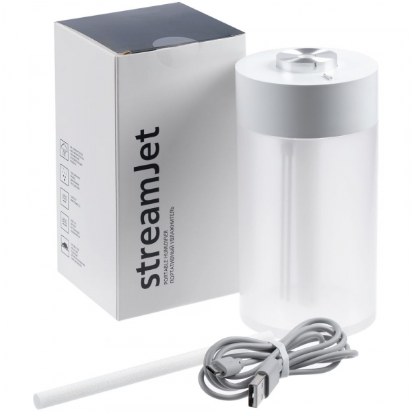 Увлажнитель-ароматизатор streamJet, белый - купить оптом