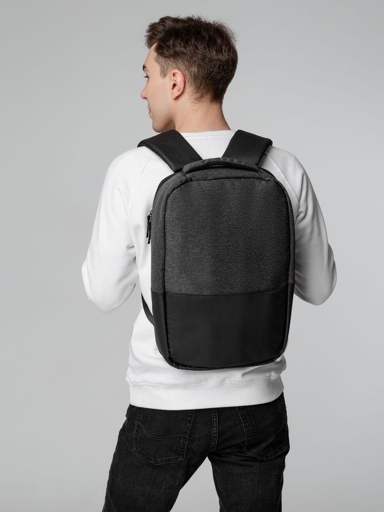 Рюкзак для ноутбука Campus, темно-серый с черным - купить оптом