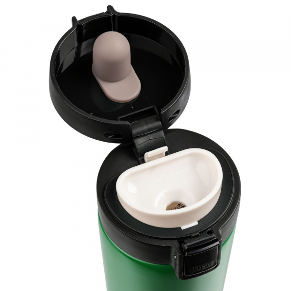 Термостакан с ситечком No Leak Infuser, зеленый - купить оптом