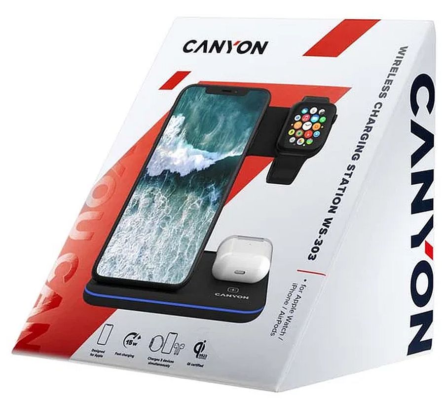 Зарядная станция Canyon WS-303, черная - купить оптом