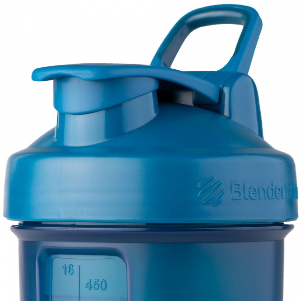 Спортивный шейкер с контейнером ProStak V2, синий - купить оптом