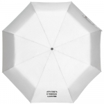 Зонт складной «Луч света» со светоотражающим куполом, серый, фото 1