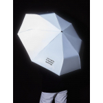 Зонт складной «Луч света» со светоотражающим куполом, серый, фото 5