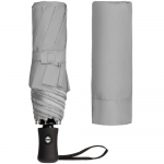 Зонт складной «Пойду порефлексирую» со светоотражающим куполом, серый, фото 3