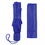 Зонт складной Basic, синий, фото 3