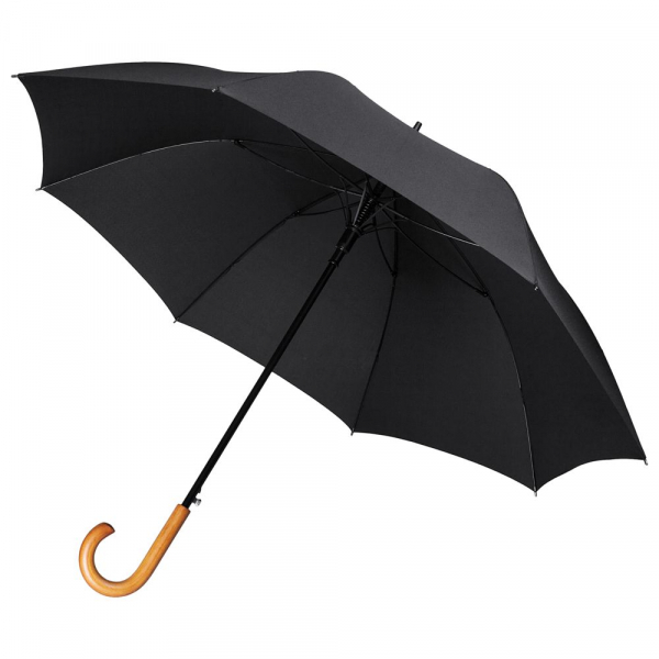 Зонт-трость Classic, черный - купить оптом