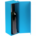 Коробка под бутылку Color Jacket, голубая, фото 1