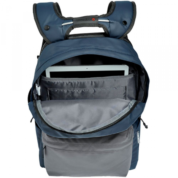 Рюкзак Photon с водоотталкивающим покрытием, голубой с серым - купить оптом