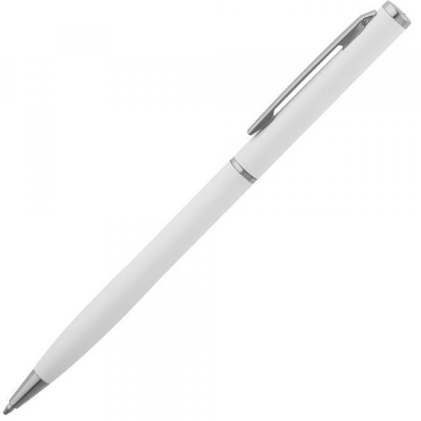 Ежедневник Magnet Chrome с ручкой, серый с белым - купить оптом