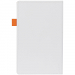 Ежедневник White Shall, недатированный, белый с оранжевым, фото 1