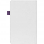 Ежедневник White Shall, недатированный, белый с фиолетовым, фото 1