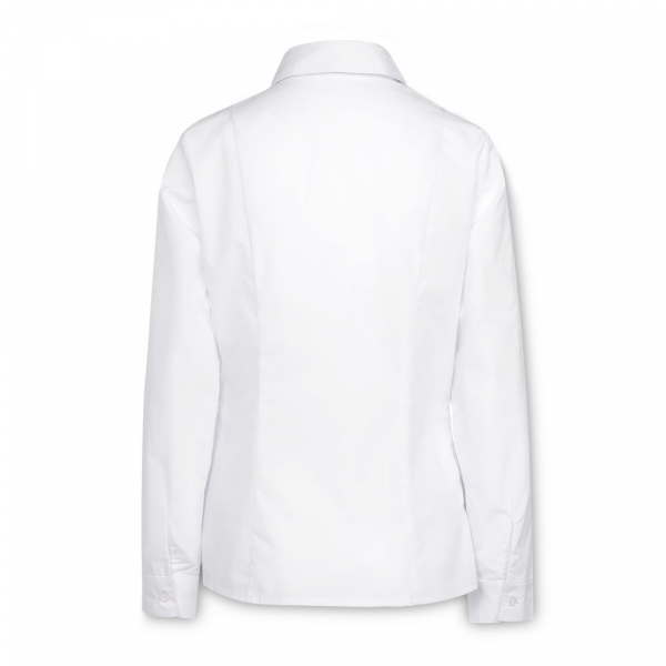 Рубашка женская с длинным рукавом Collar, белая - купить оптом