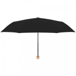 Зонт складной Nature Mini, черный, фото 1