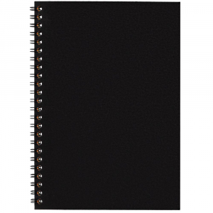 Блокнот Sideways Notes, черный - купить оптом
