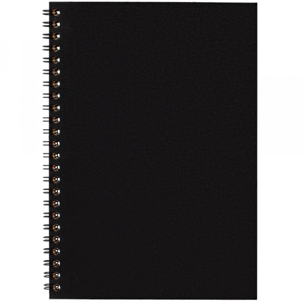 Блокнот Sideways Notes, черный - купить оптом
