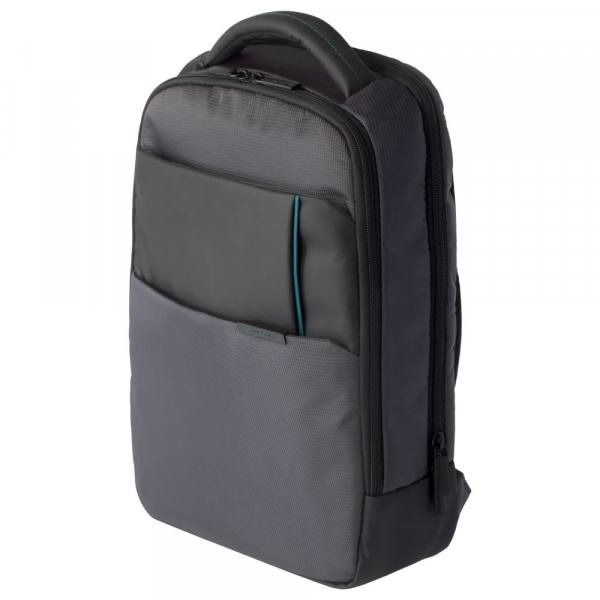 Рюкзак для ноутбука Qibyte Laptop Backpack, темно-серый с черными вставками - купить оптом