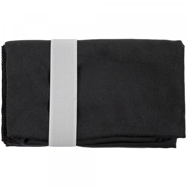 Спортивное полотенце Vigo Small, черное - купить оптом