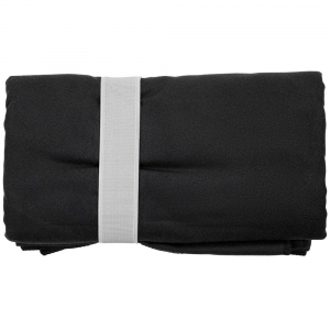 Спортивное полотенце Vigo Medium, черное - купить оптом