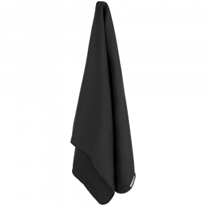 Спортивное полотенце Vigo Medium, черное - купить оптом