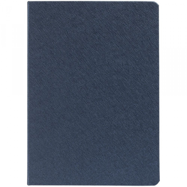 Ежедневник Saffian, недатированный, синий, с белой бумагой - купить оптом