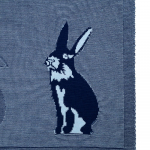 Плед Stereo Bunny, синий, фото 3