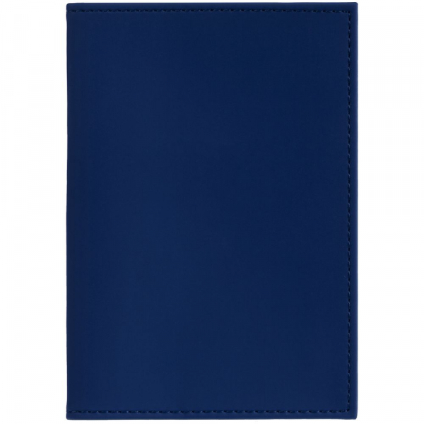 Обложка для паспорта Shall, синяя - купить оптом