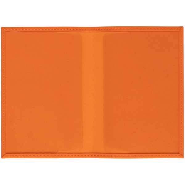 Обложка для паспорта Shall, оранжевая - купить оптом