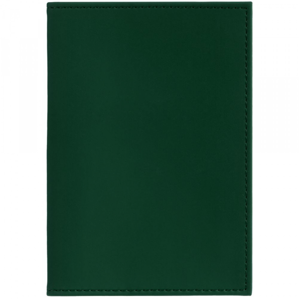 Обложка для паспорта Shall, зеленая - купить оптом