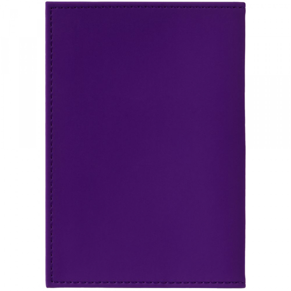 Обложка для паспорта Shall, фиолетовая - купить оптом