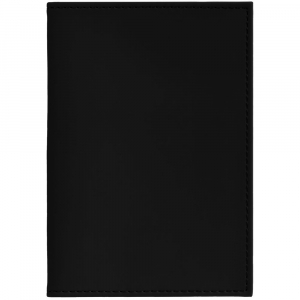 Обложка для паспорта Shall, черная - купить оптом