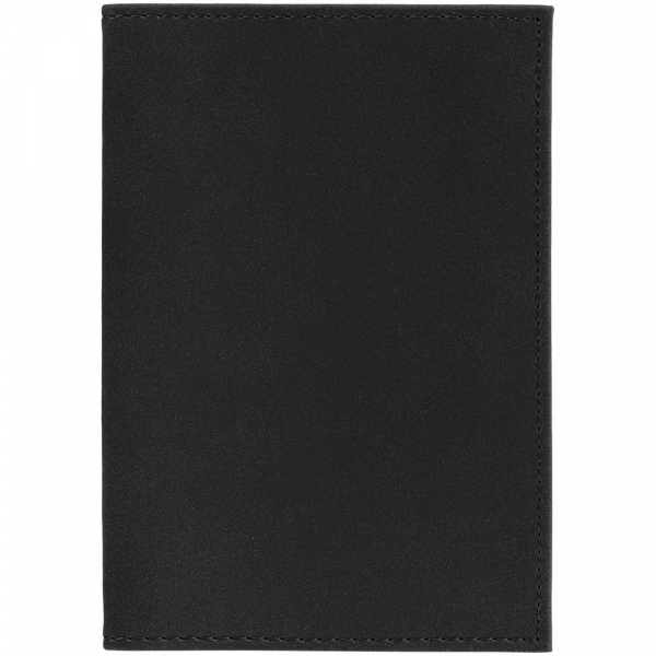 Обложка для паспорта Nubuk, черная - купить оптом