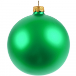 Елочный шар Gala Matt в коробке, 10 см, зеленый, фото 1