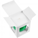 Елочный шар Gala Matt в коробке, 10 см, зеленый, фото 3