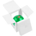 Елочный шар Gala Matt в коробке, 10 см, зеленый, фото 4