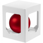 Елочный шар Gala Matt в коробке, 6 см, красный, фото 2