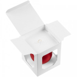 Елочный шар Gala Matt в коробке, 6 см, красный, фото 3