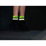 Водонепроницаемые носки Pro Visibility Cycling, черные с зеленым, фото 3